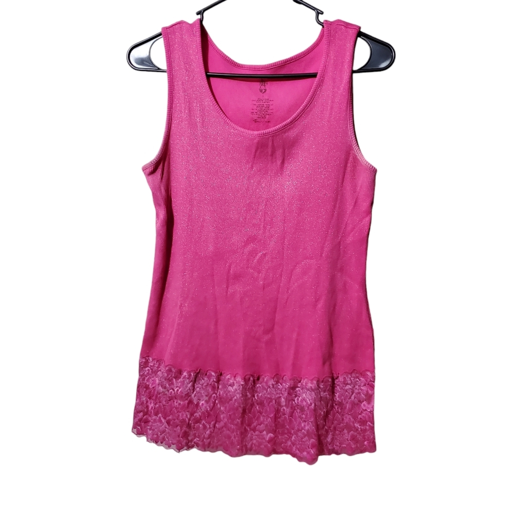 Pink sparkling tank 1x